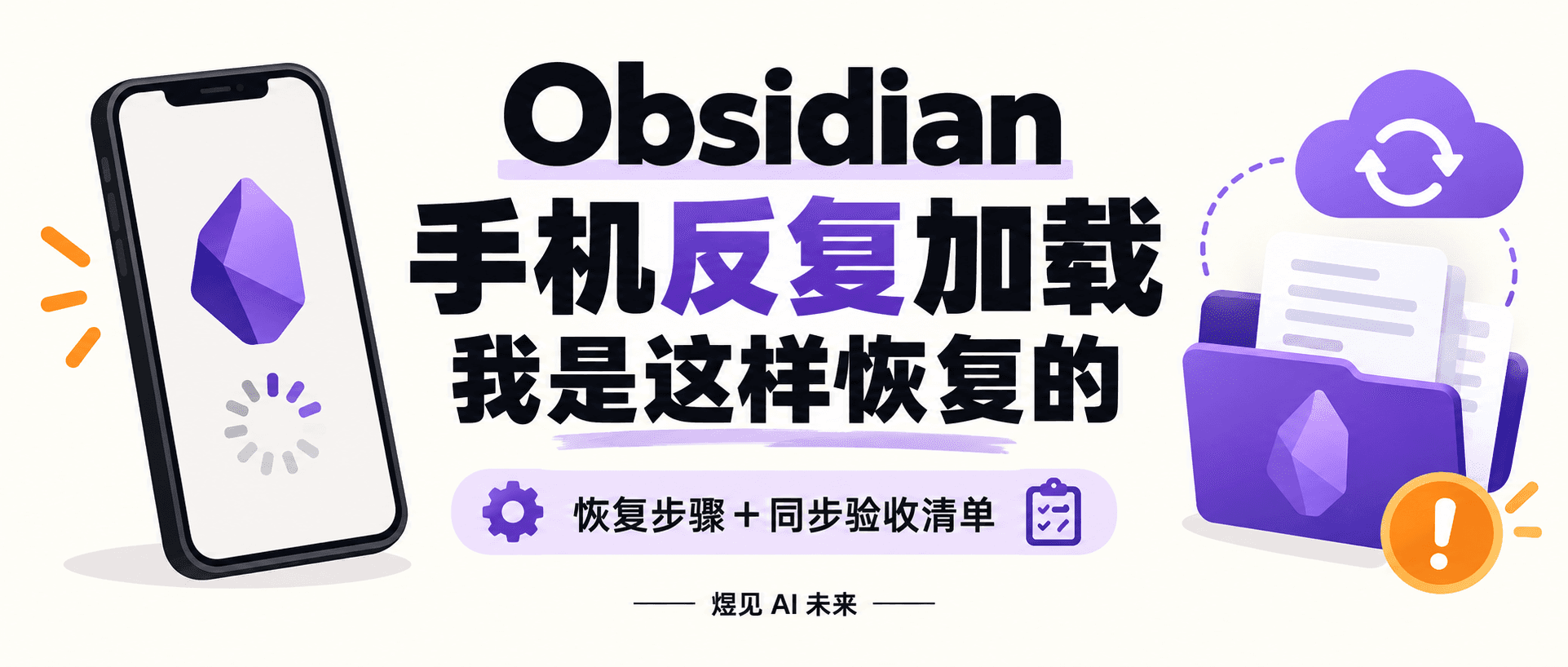 Obsidian 手机反复加载、笔记出现副本，我是这样处理的