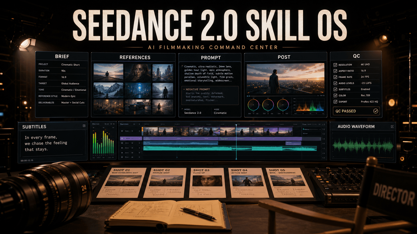 Seedance 不是缺提示词，而是缺一个会记住上一镜的导演：这套 28 Skill 工作流怎么用