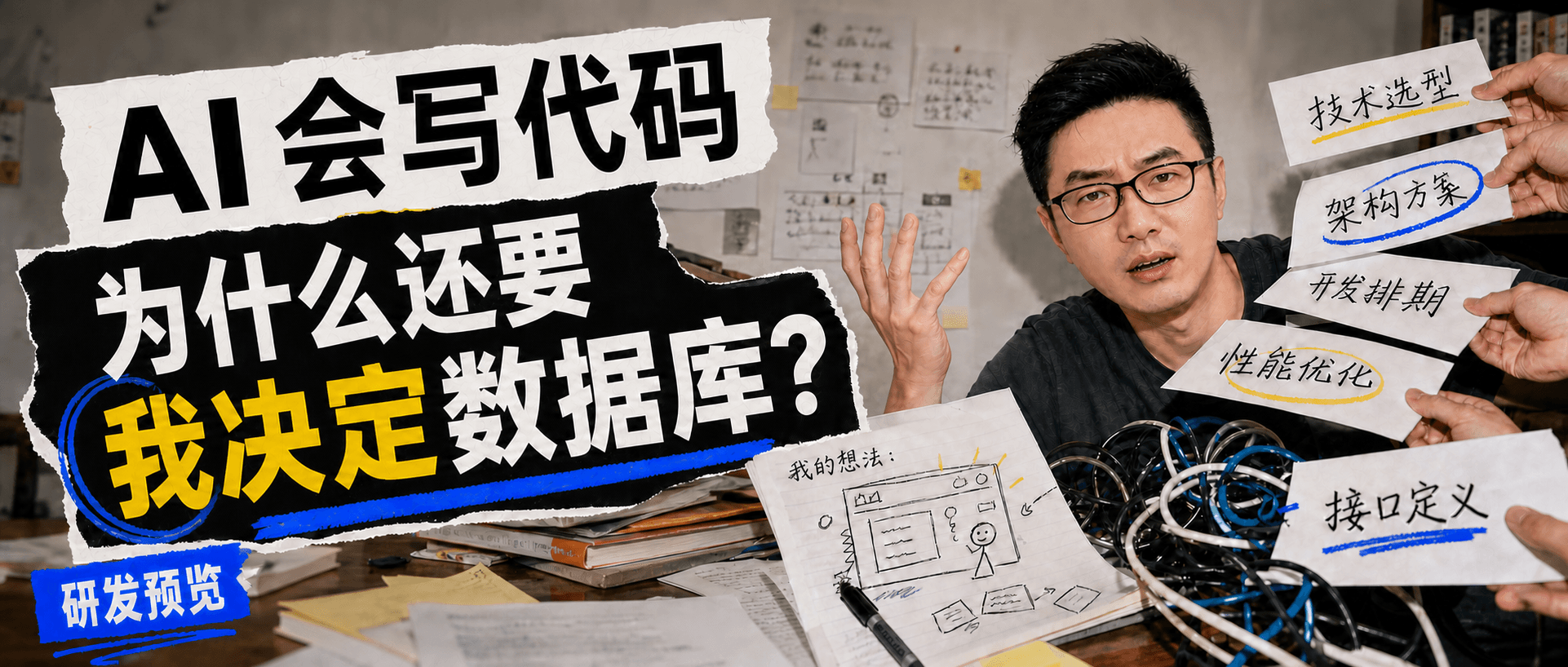 AI 会写代码,为什么还要我决定数据库?