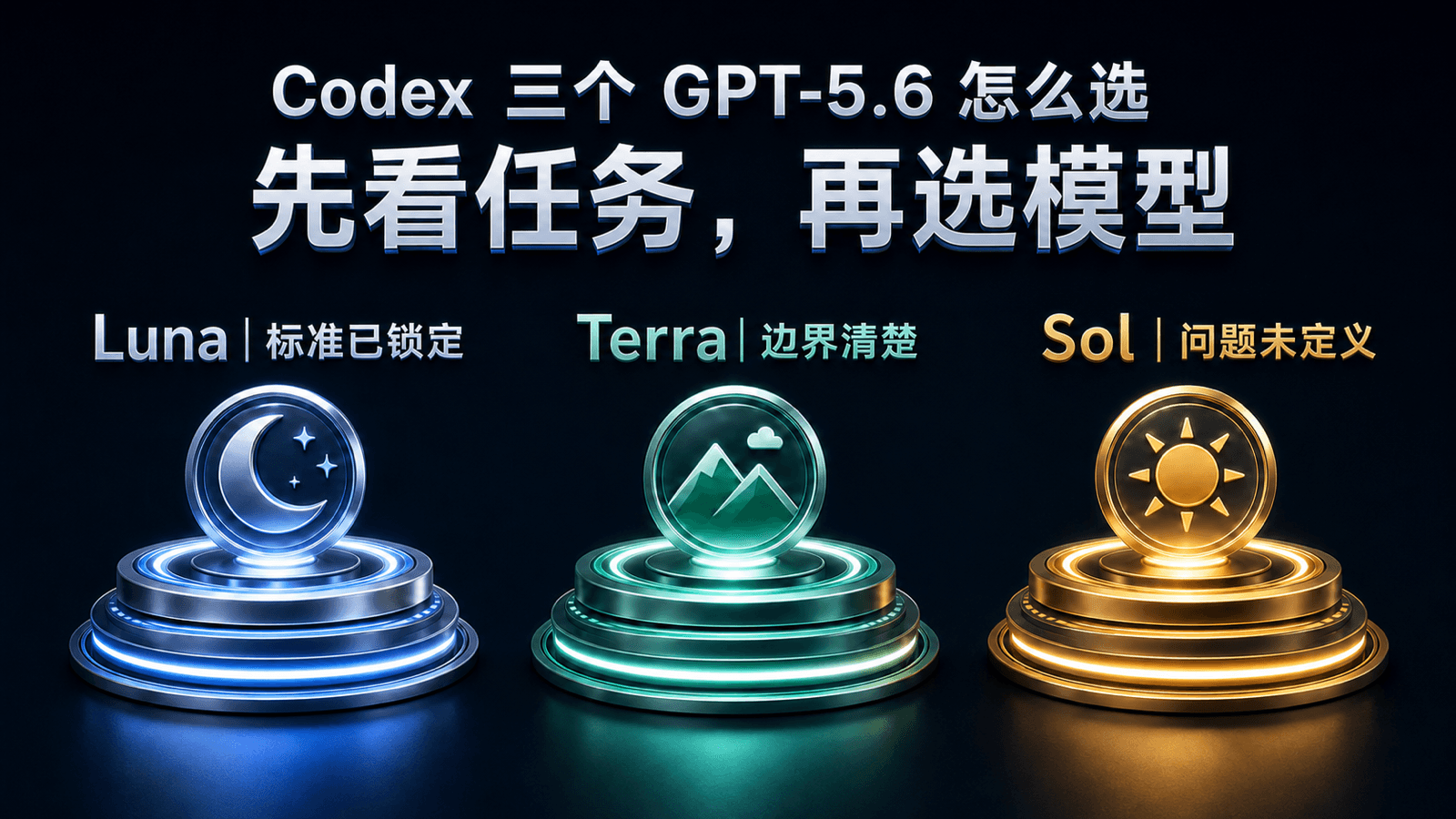 Codex 里的三个 GPT-5.6 怎么选?别看谁最强,看你最怕哪种返工