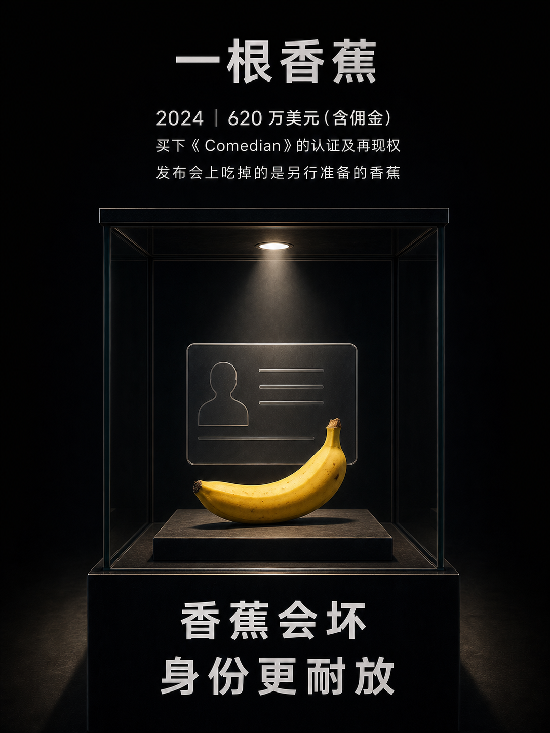 买下的是《Comedian》的认证及再现权
